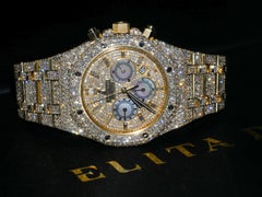 Audemars Piguet Yellow Gold Royal Oak Chronograph Self-Winding Wristwatch