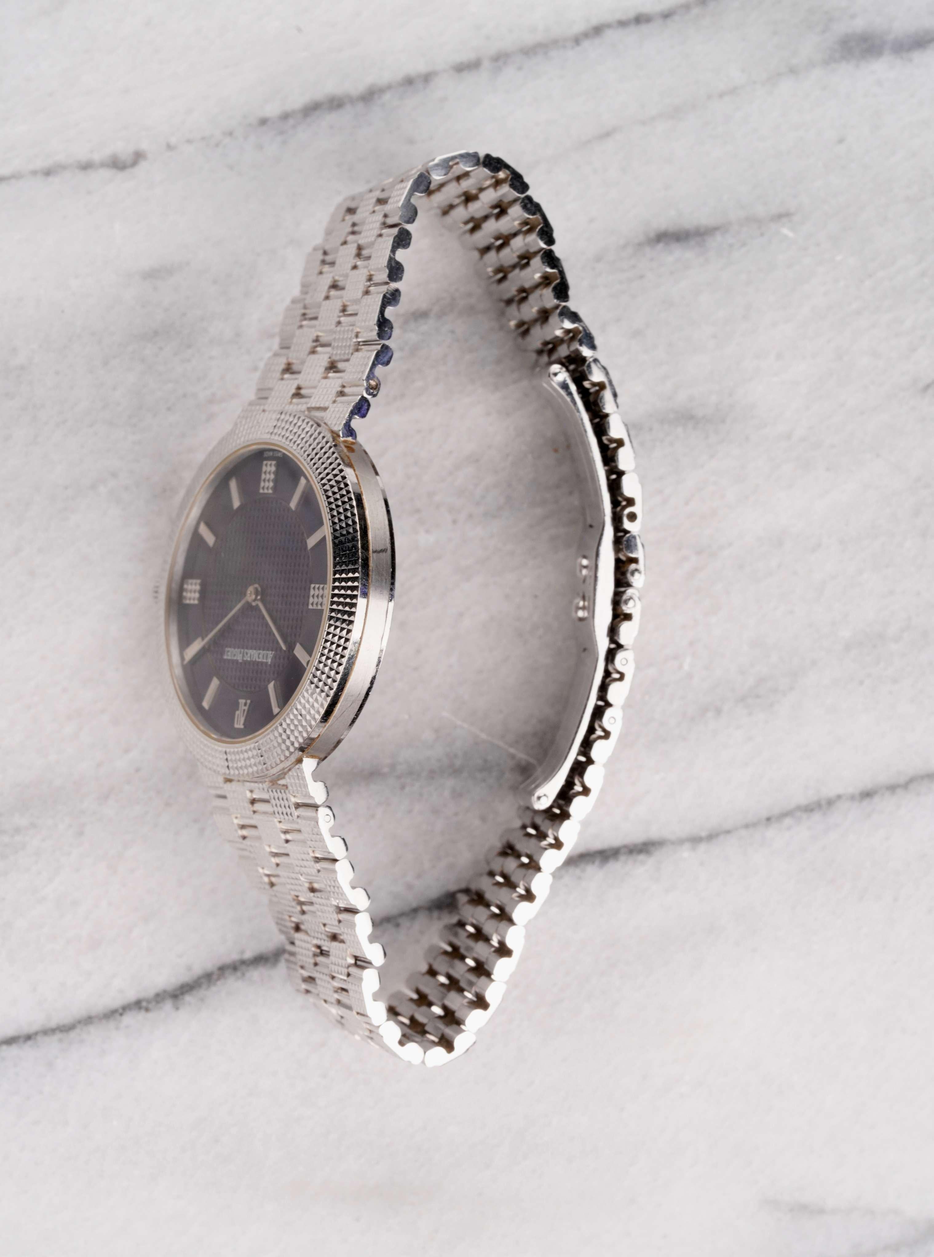 Montre Audemars Piguet A Klein en or blanc 18 carats, 1994 Unisexe en vente