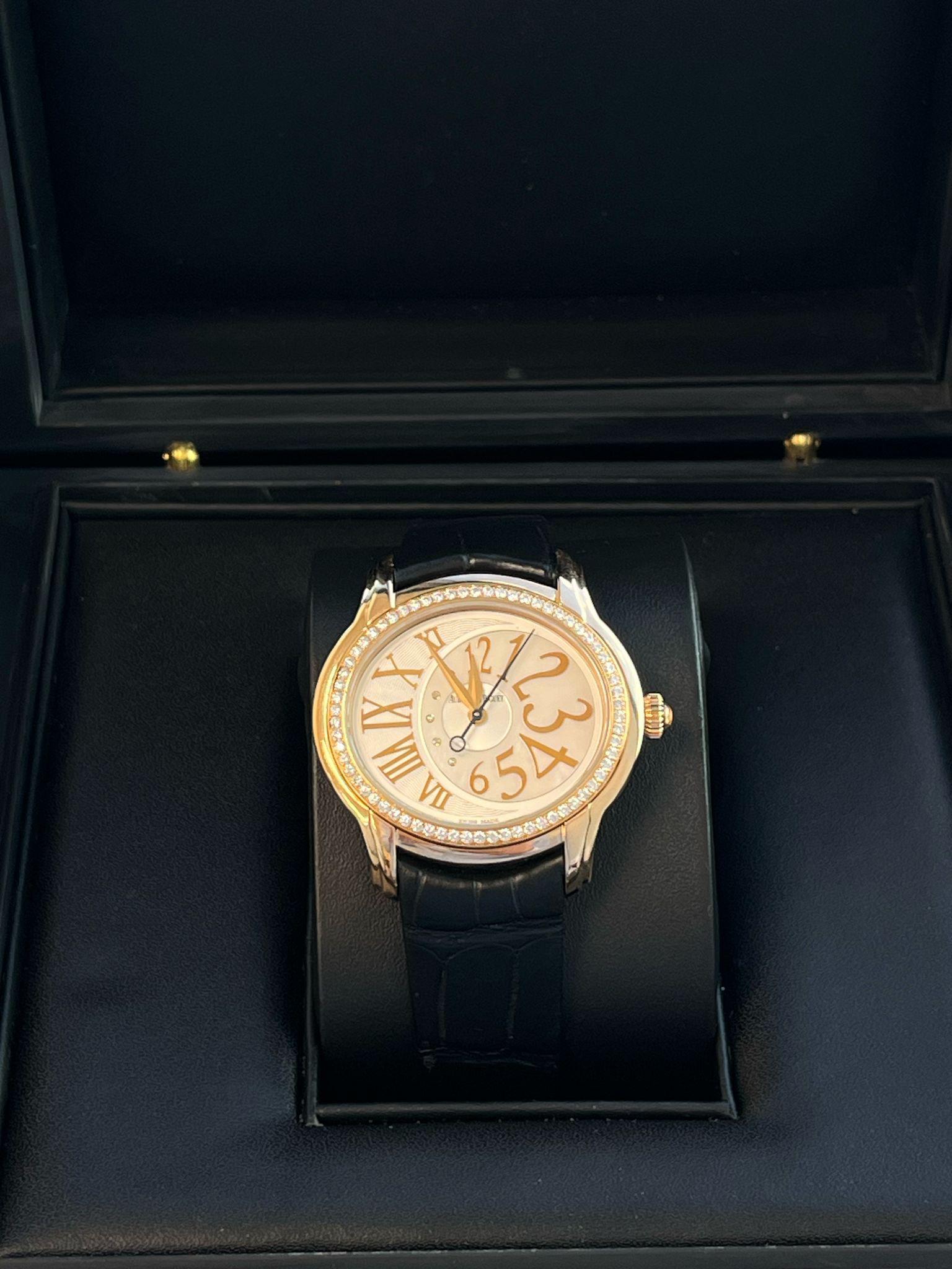 Audermars Piguet Ladies Millernary 18k Rose Gold 77301OR.ZZ.D015CR.01 Q5BZCR For Sale 5