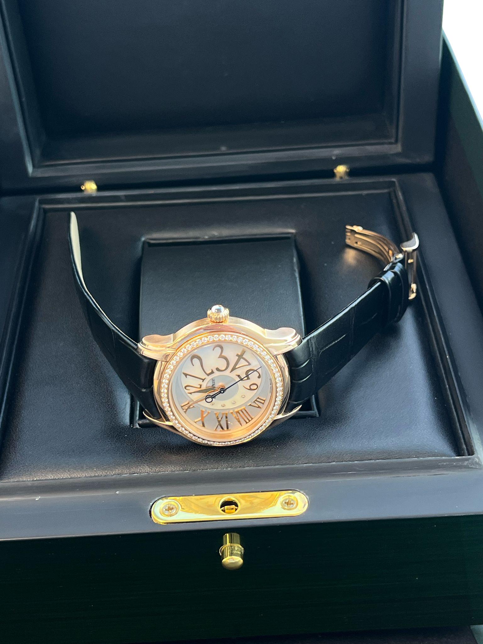 Audermars Piguet Ladies Millernary 18k Rose Gold 77301OR.ZZ.D015CR.01 Q5BZCR For Sale 11