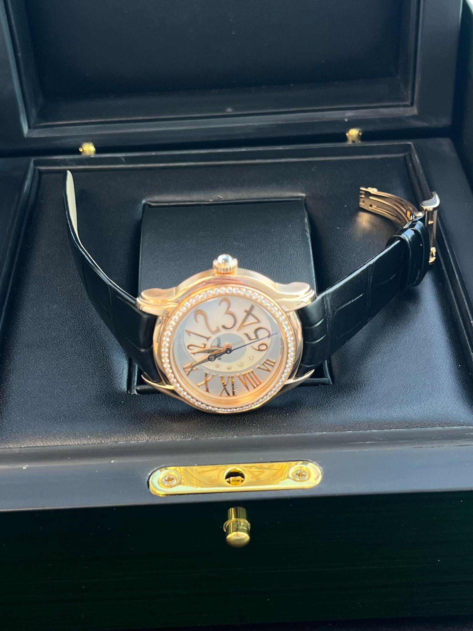 Audermars Piguet Ladies Millernary 18k Rose Gold 77301OR.ZZ.D015CR.01 Q5BZCR For Sale 12