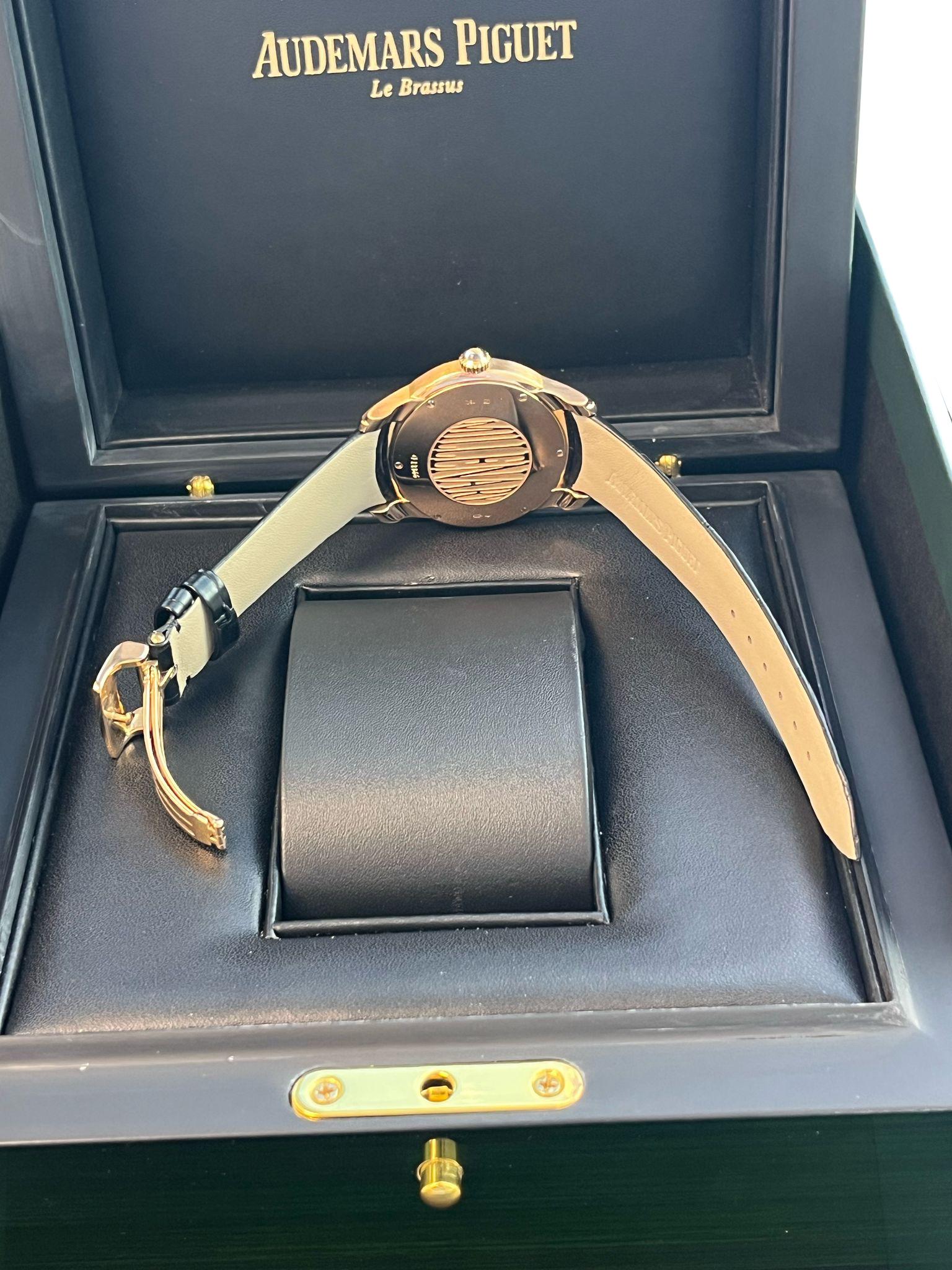 Audermars Piguet Ladies Millernary 18k Rose Gold 77301OR.ZZ.D015CR.01 Q5BZCR For Sale 13