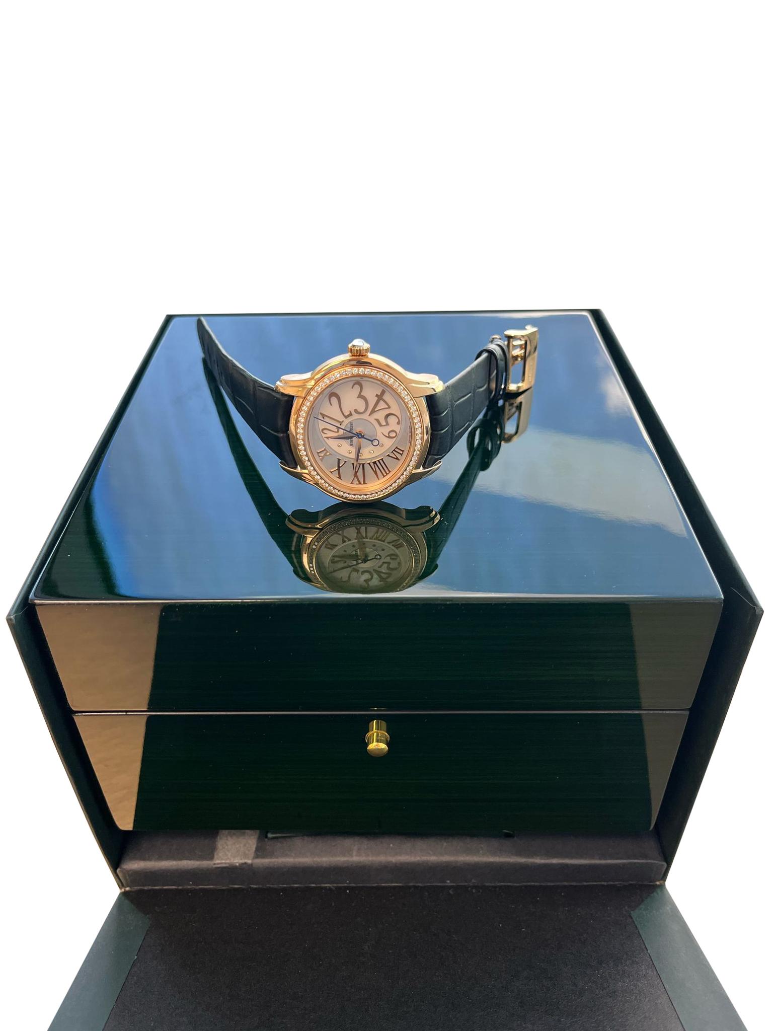 Audermars Piguet Ladies Millernary 18k Rose Gold 77301OR.ZZ.D015CR.01 Q5BZCR For Sale 15