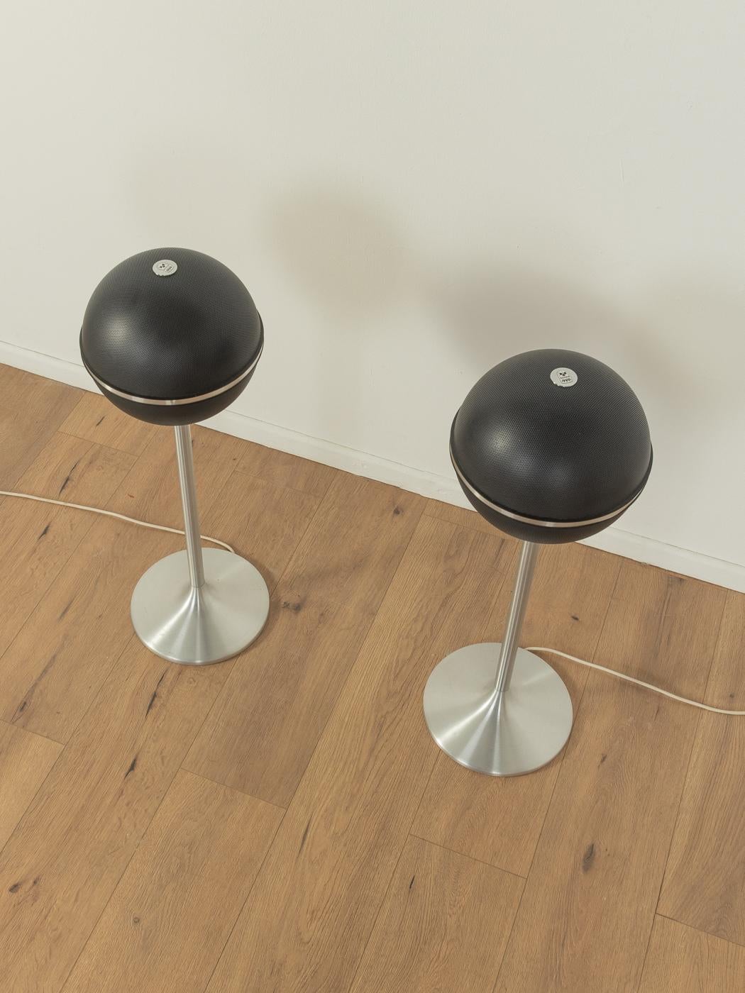 Mid-Century Modern Audiorama 4000 Spherical Speakers, Grundig For Sale