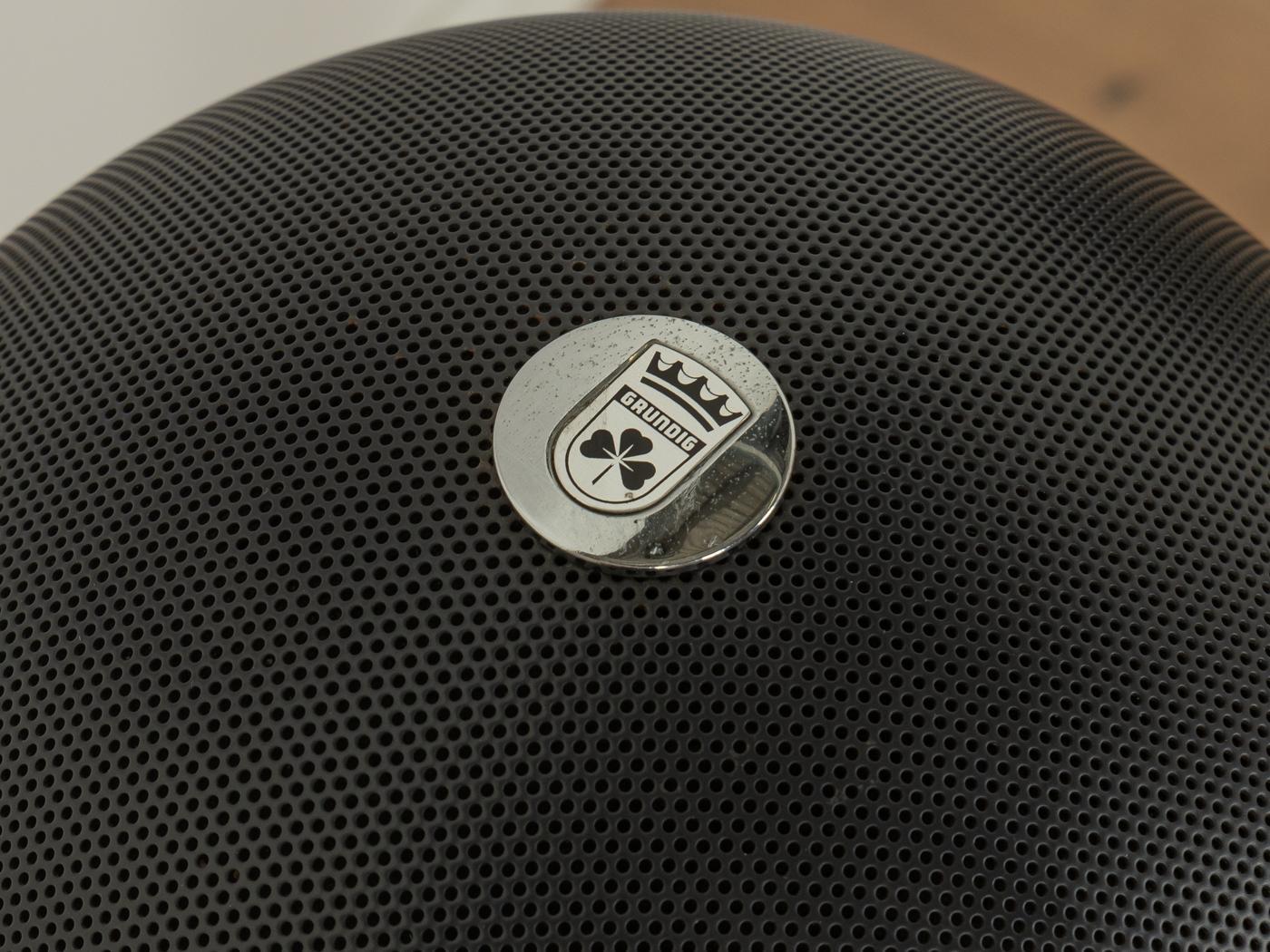 Stainless Steel Audiorama 4000 Spherical Speakers, Grundig For Sale