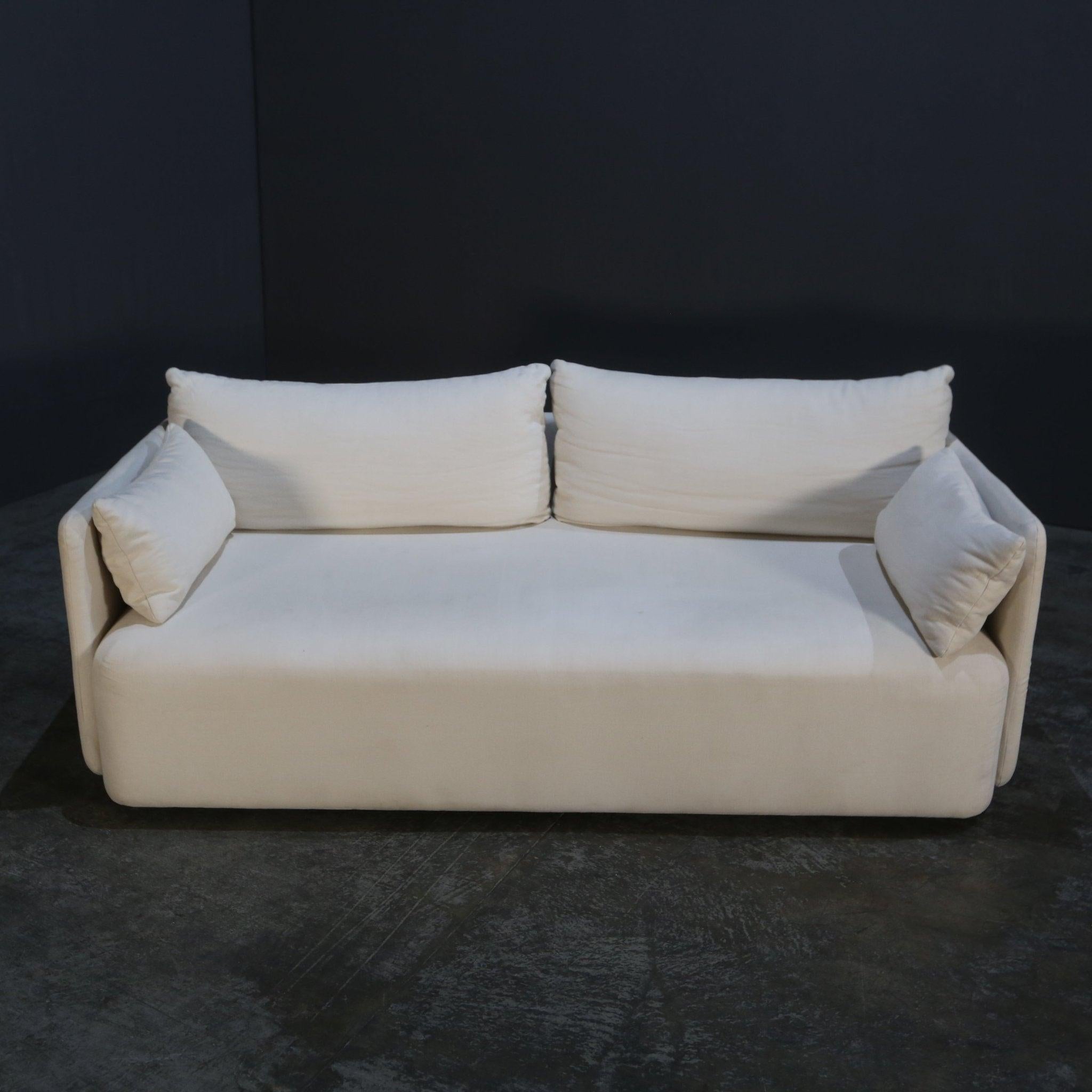Modern Audo Copenhagen Menu Offset Three Seater Sofa by Norm Architects For Sale
