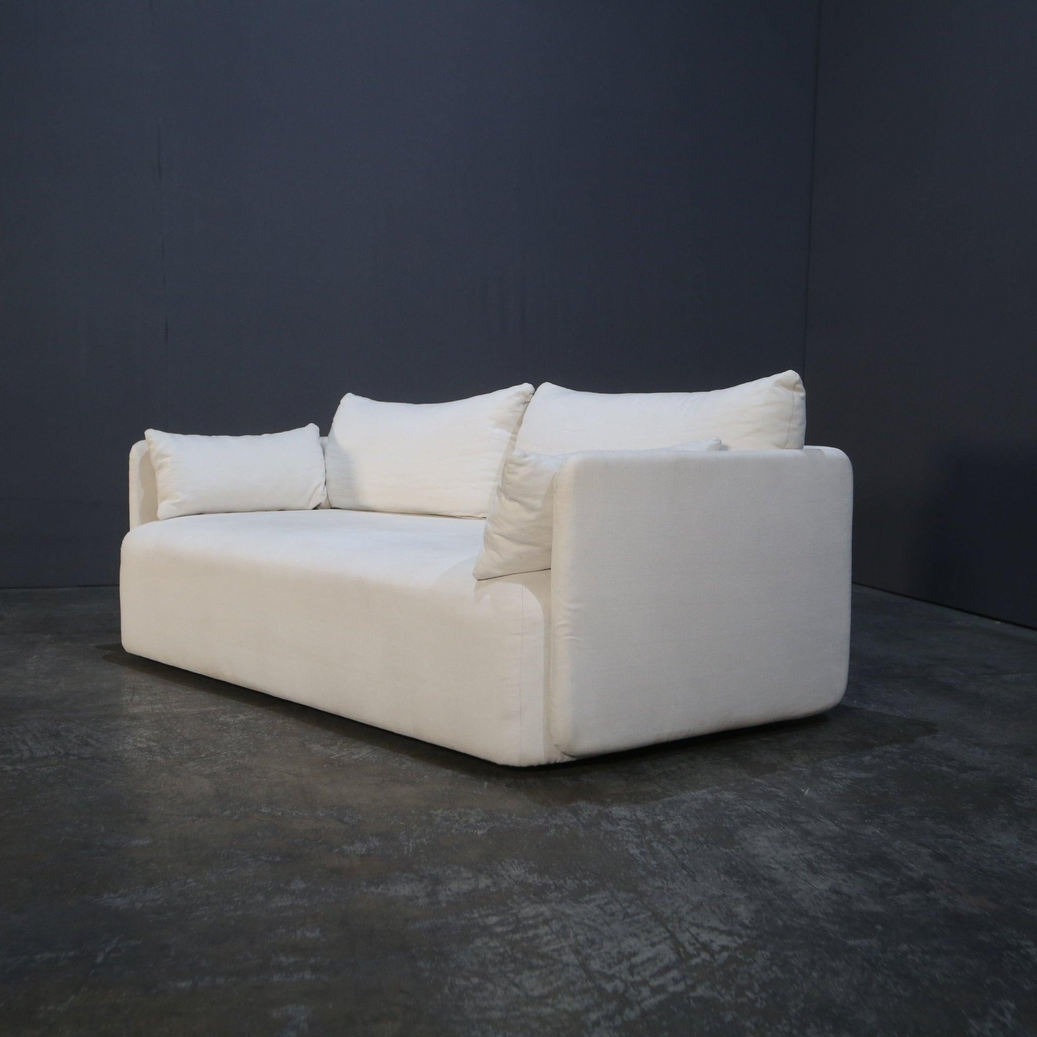 Danish Audo Copenhagen Menu Offset Three Seater Sofa by Norm Architects For Sale