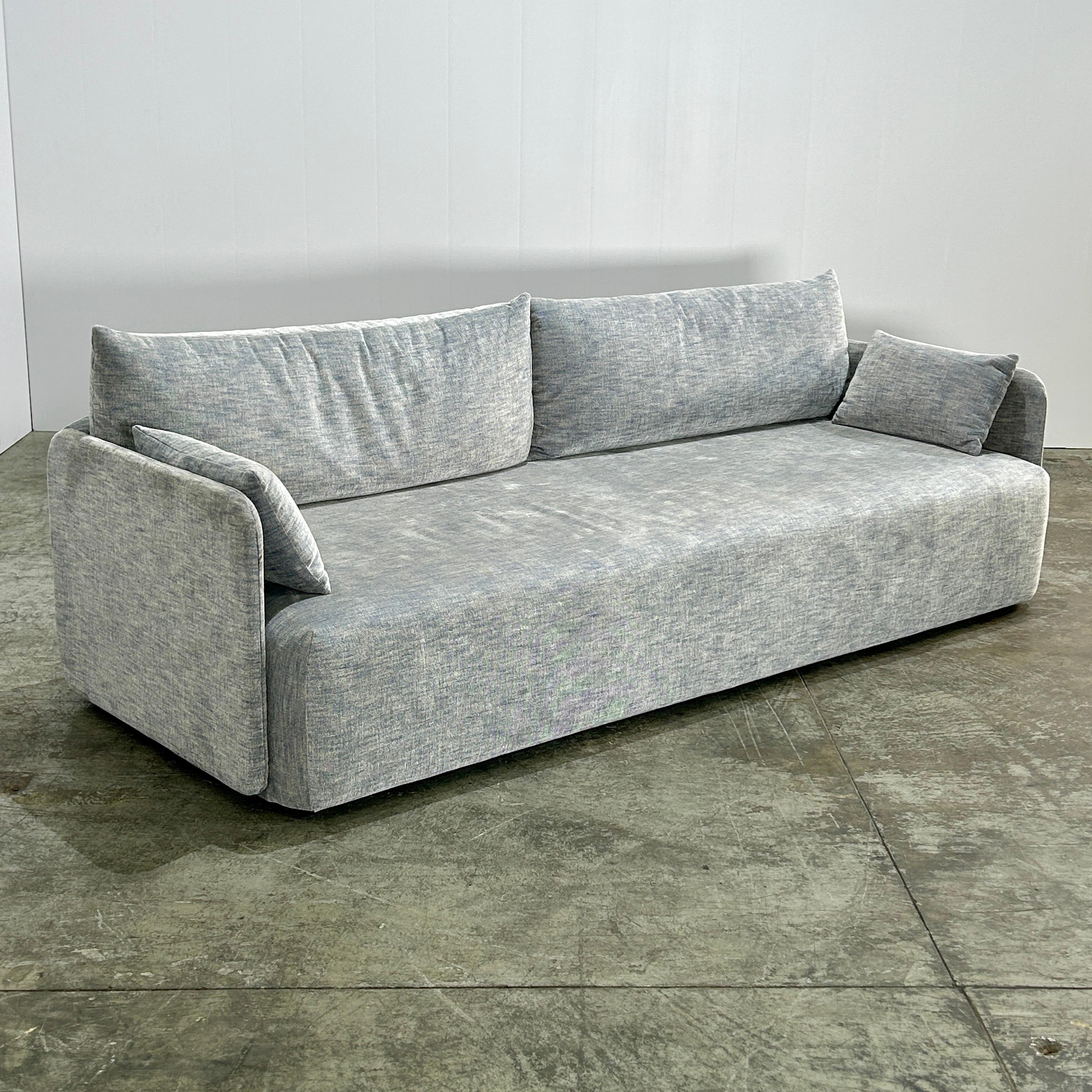 Fabric Audo Copenhagen Offset Three Seater Sofa by Norm Architects For Sale