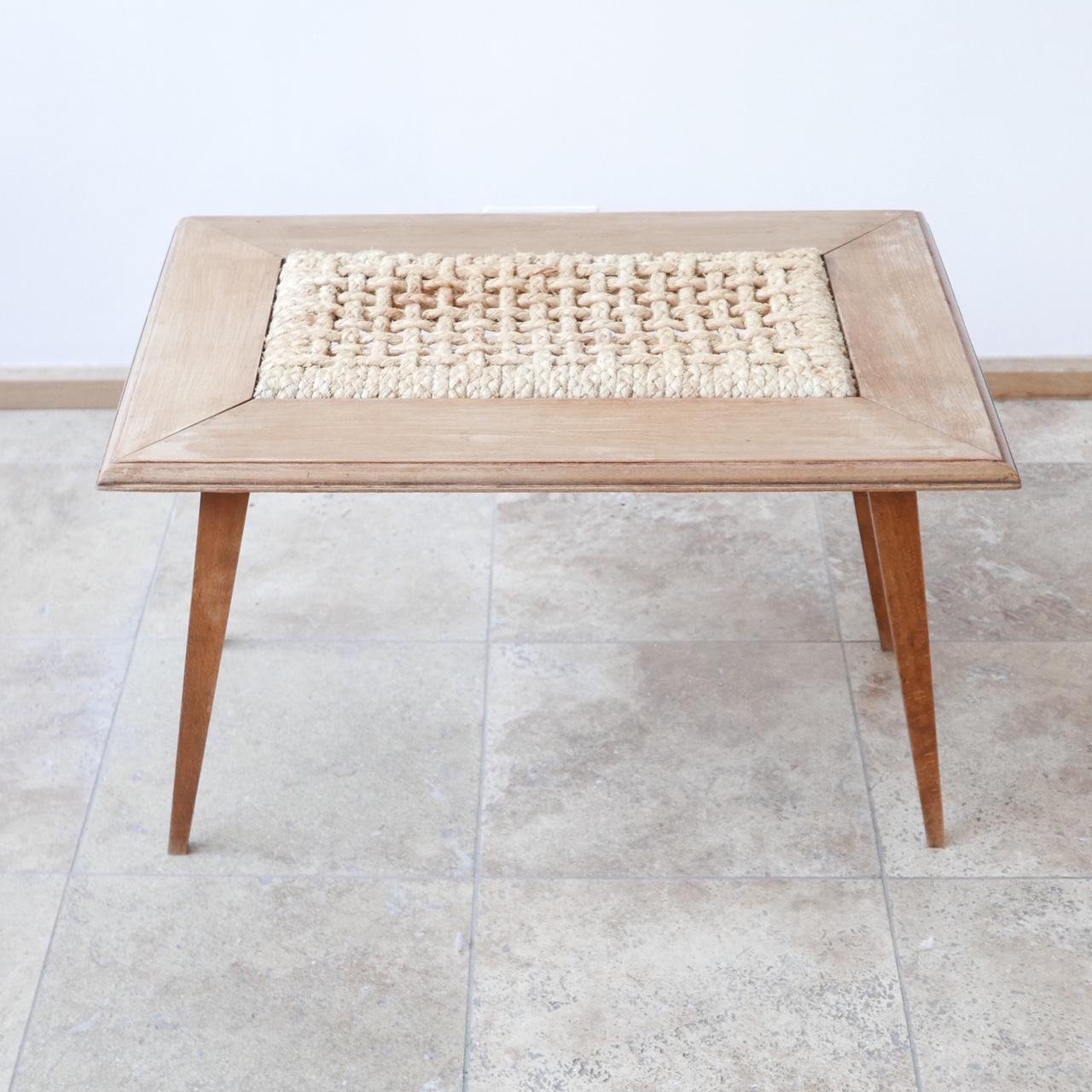 Oak Audoux and Minet Ropework Table