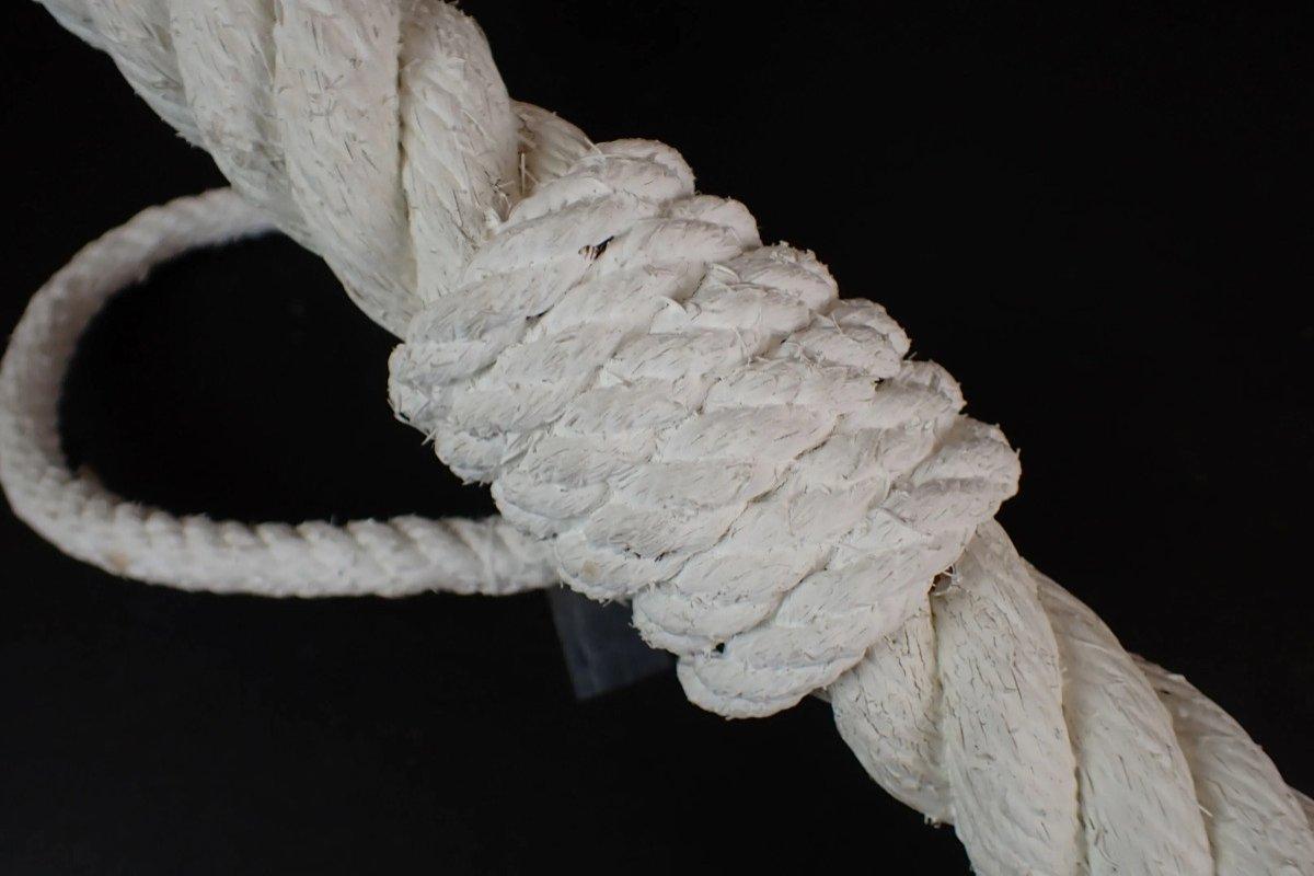 Audoux Et Minet, Pair Of Rope Sconces Circa 1950/1960 For Sale 1