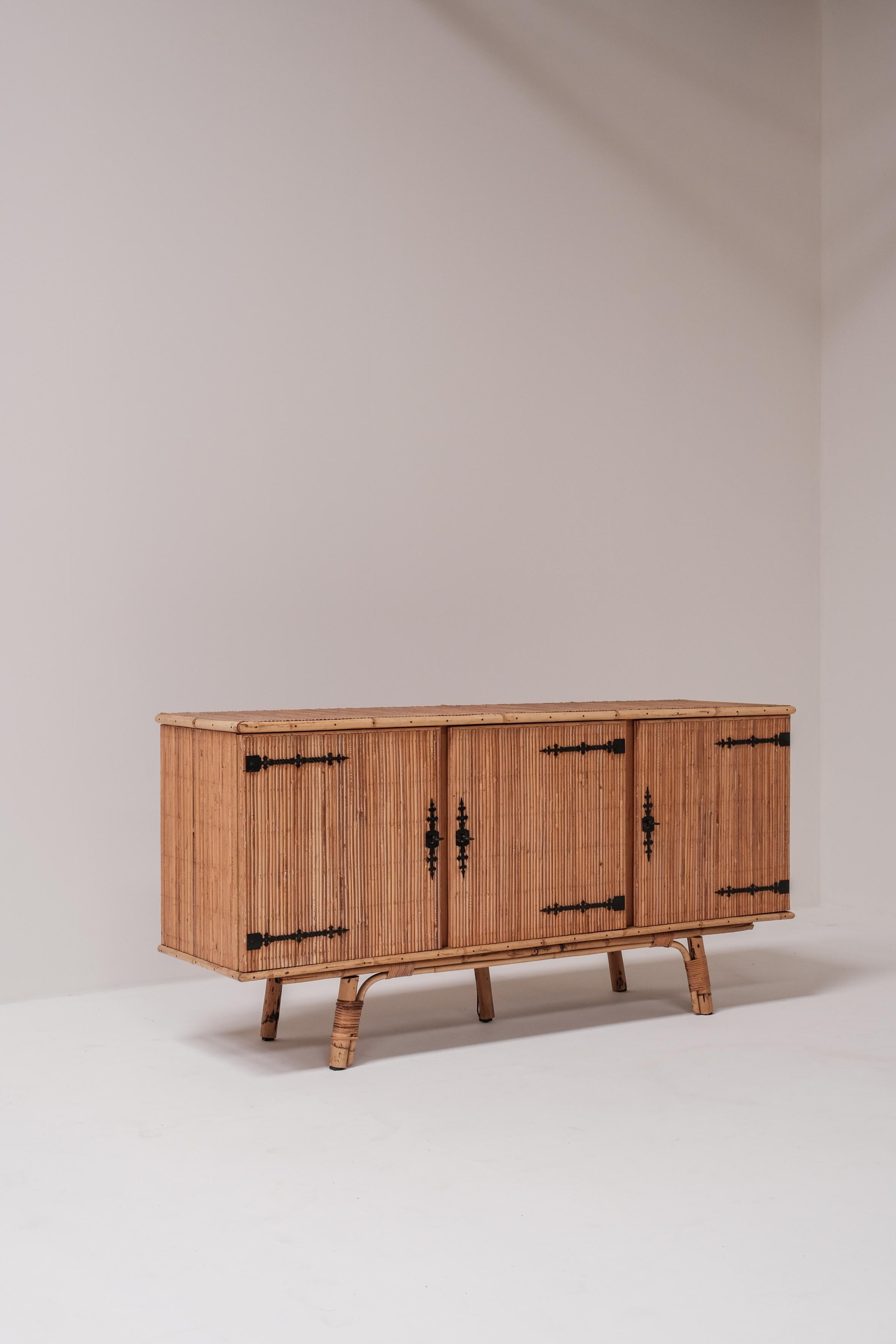 Mid-Century Modern Audoux & Frida Minet sideboard 1960ties, France