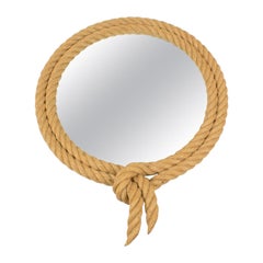 Audoux Minet 1960s Rope Wall Mirror