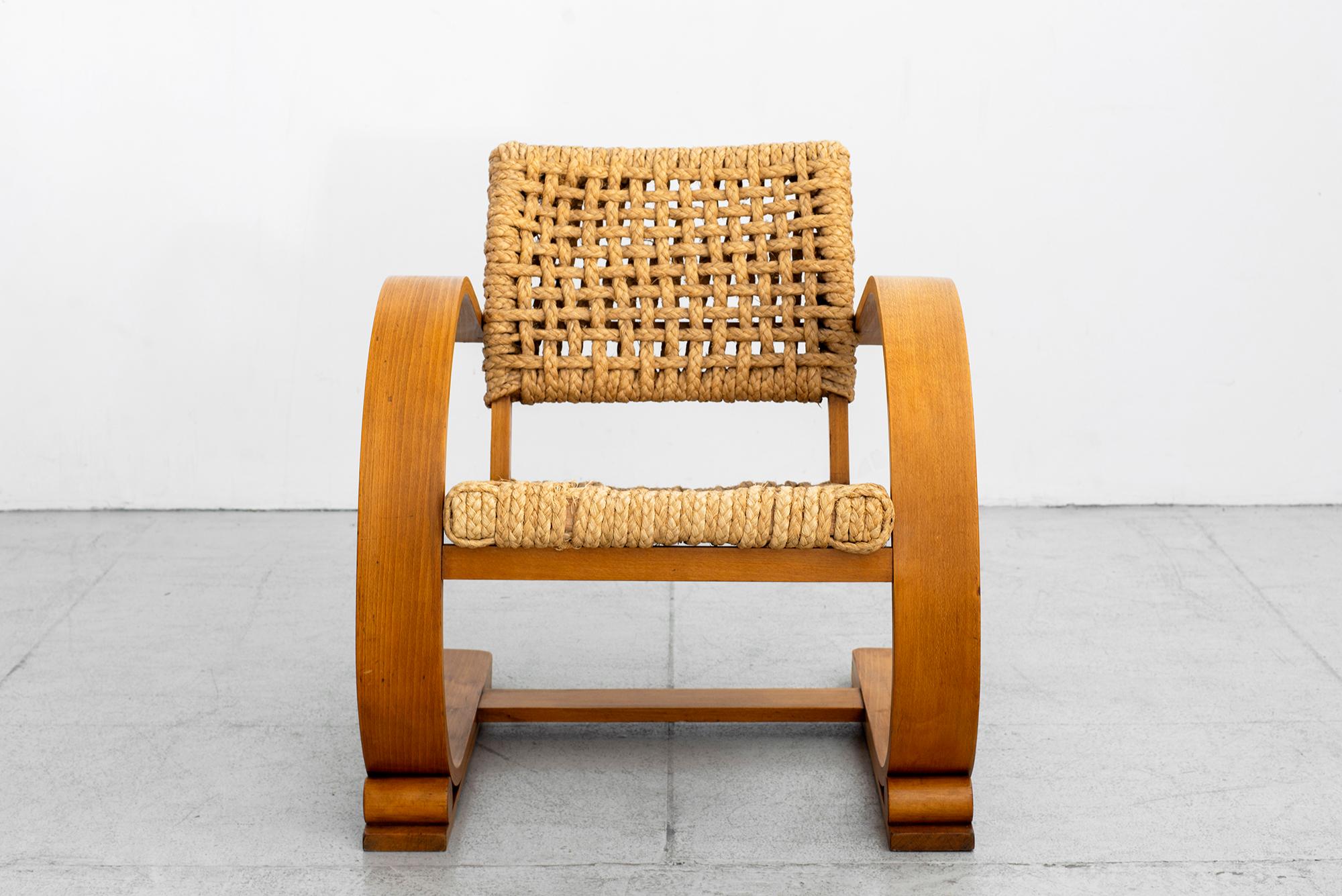 Mid-20th Century Audoux Minet Armchair