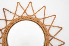 Runder Starburst-Spiegel, Audoux Minet zugeschriebener Minet