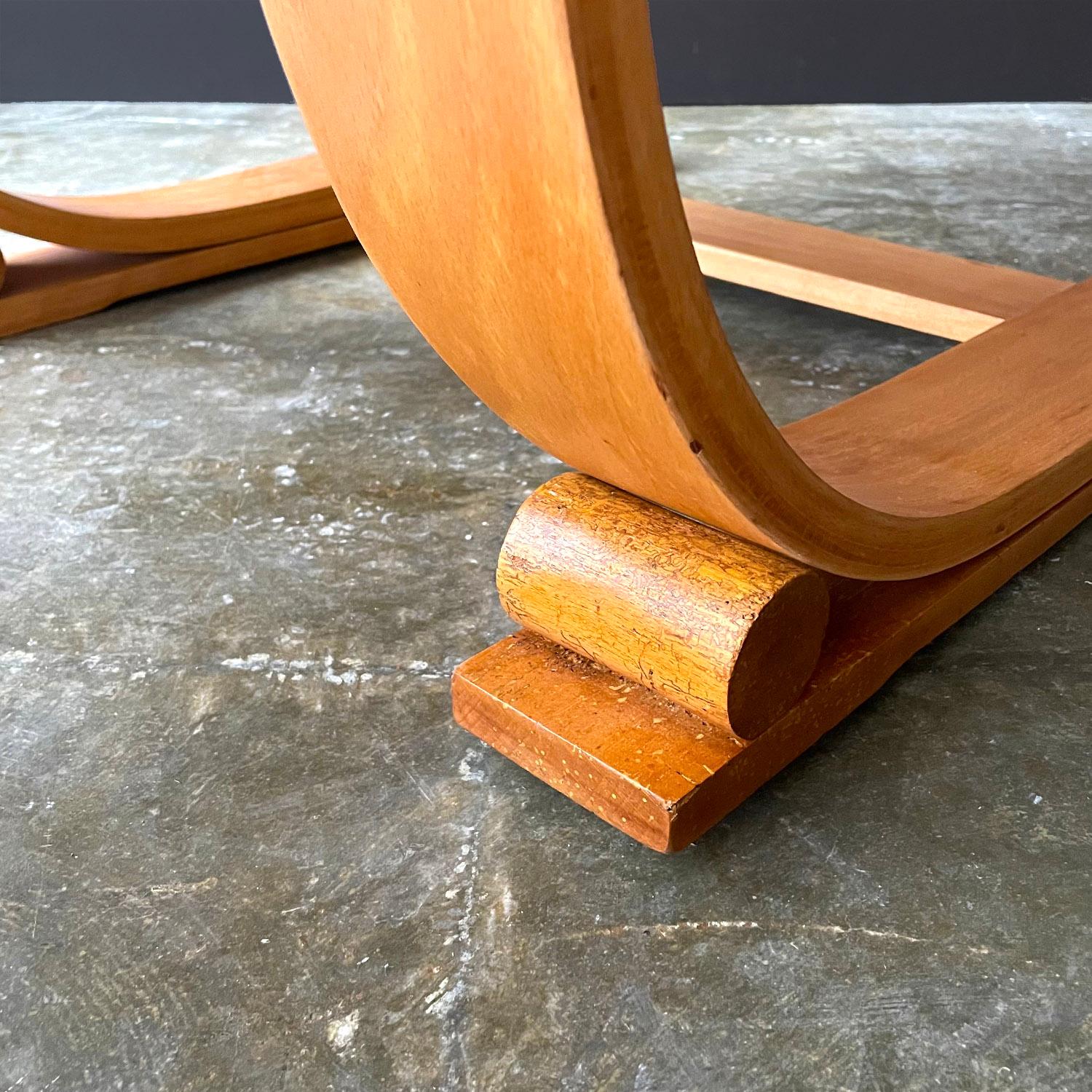 Wood Audoux Minet Chairs