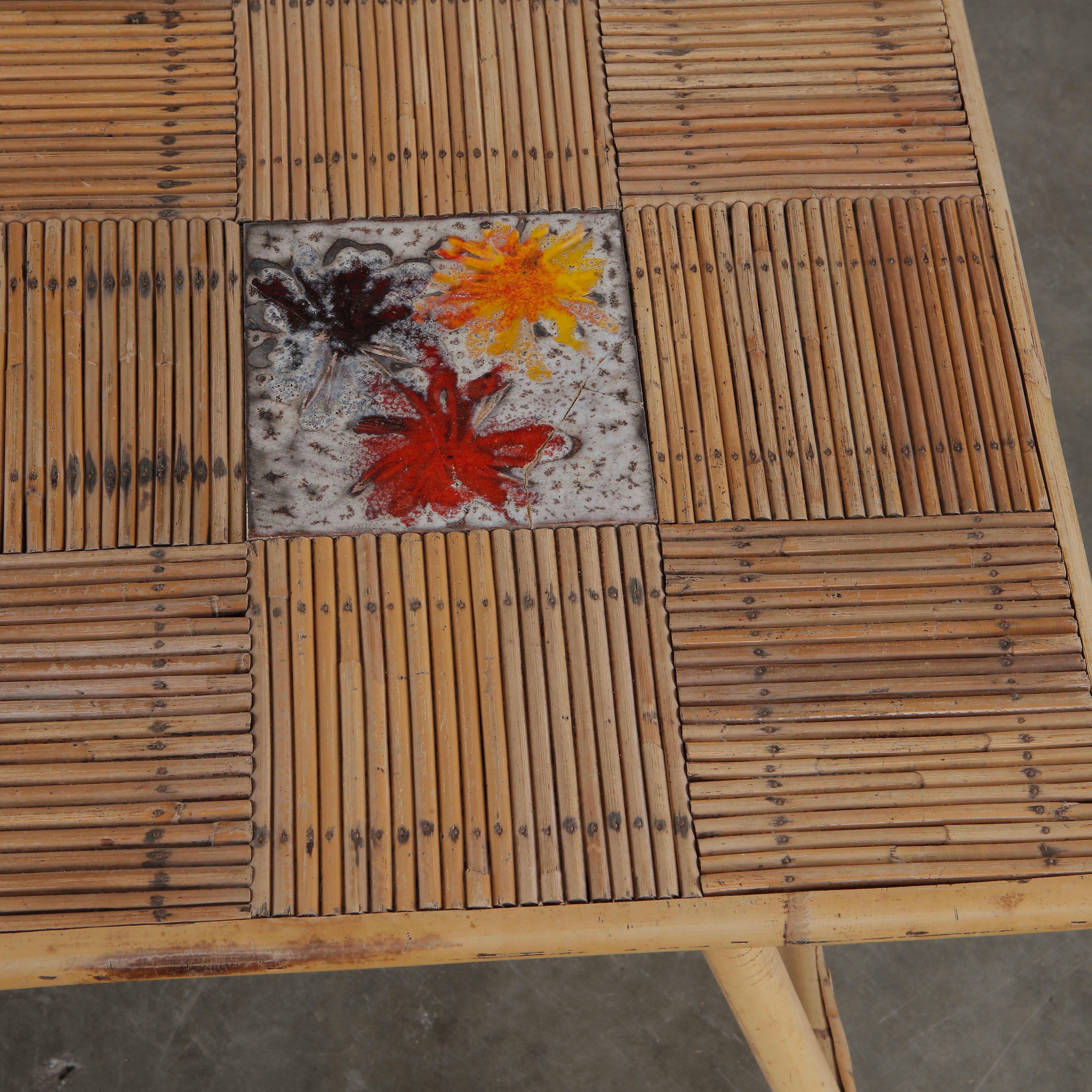 Audoux Minet, Coffee Table for Roger Capron, 1960s im Angebot 1