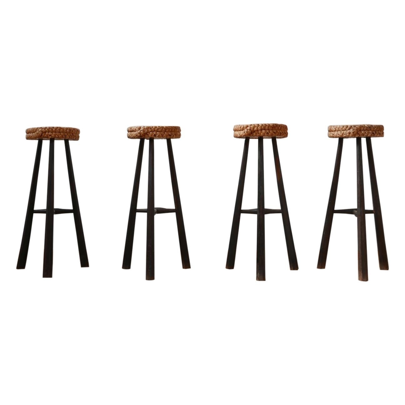 Witco Mid Century Tiki God Bar Stool / Table by William Westenhaven at