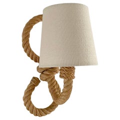 Retro Audoux Minet French Rope Single Sconce 