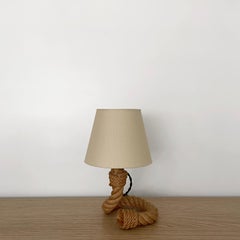 Audoux Minet French Rope Table Lamp - Rewired for US