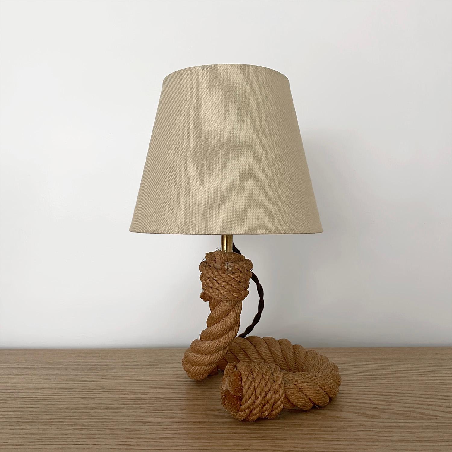Français Audoux Minet Lampe à poser sur corde - Rewire for US en vente
