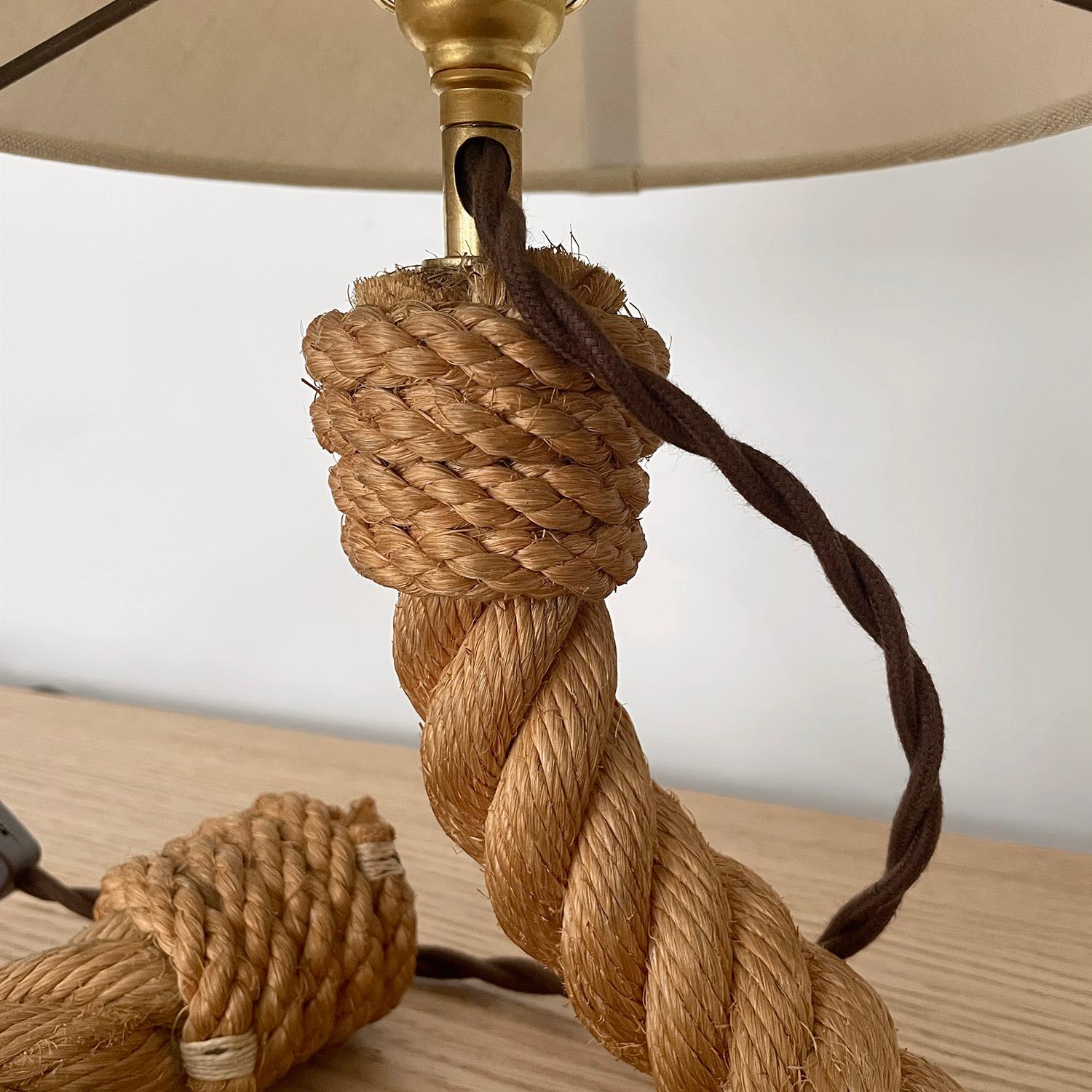 Audoux Minet Lampe à poser sur corde - Rewire for US en vente 2