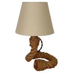 Audoux Minet French Rope Table Lamp - Rewired for US