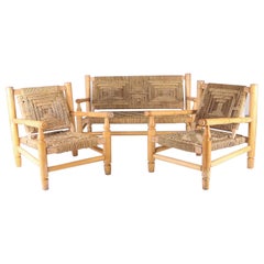 Audoux Minet lounge set circa 1960