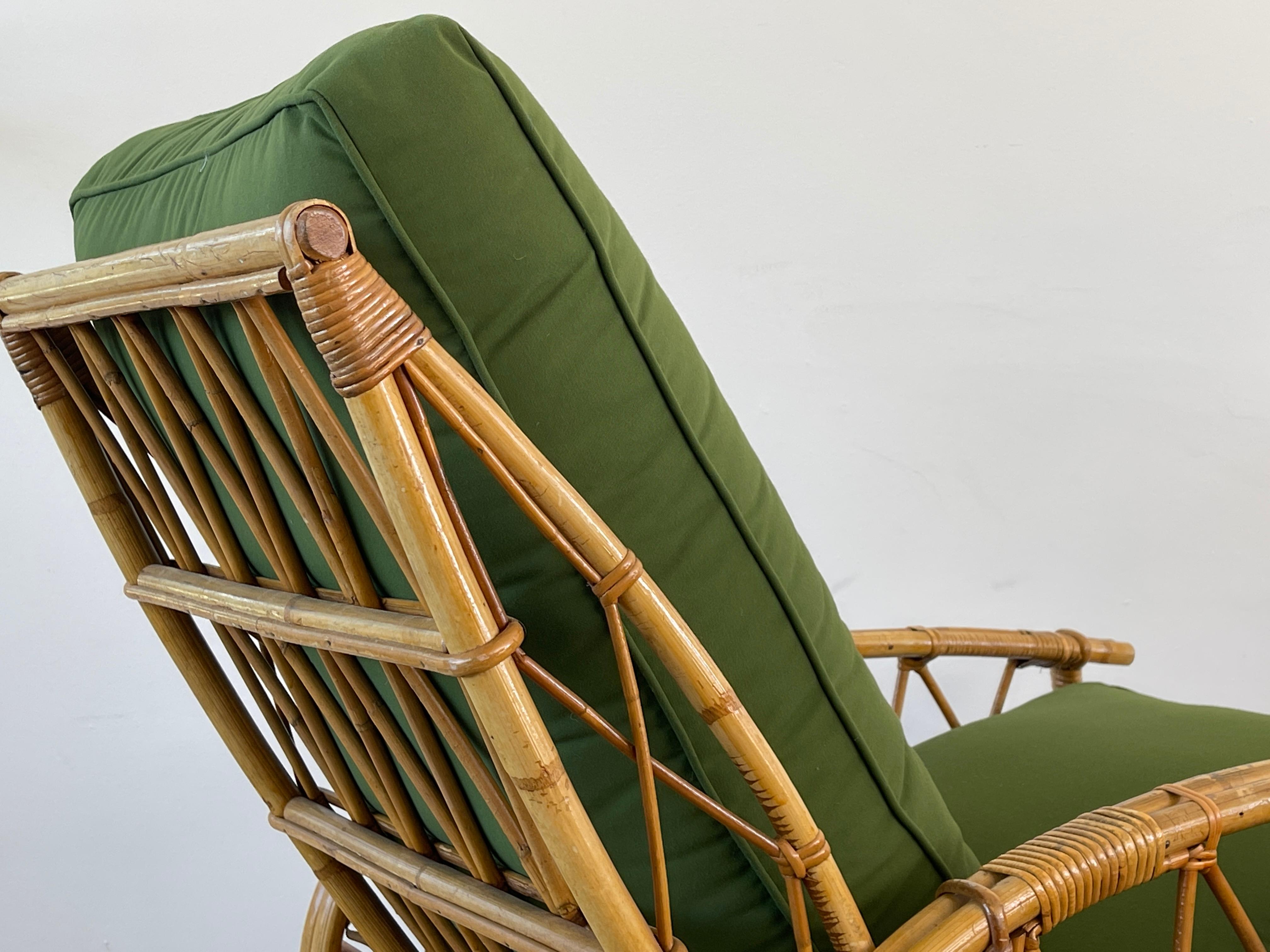Audoux Minet Reclining Lounge Chairs & Ottoman 4