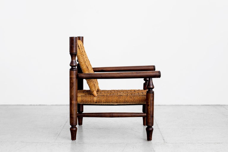 Mid-20th Century Audoux Minet Rope Chairs