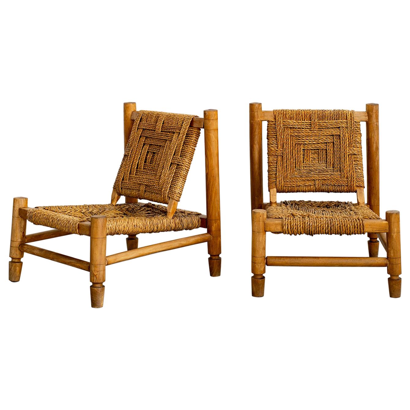 Audoux Minet Rope Chairs