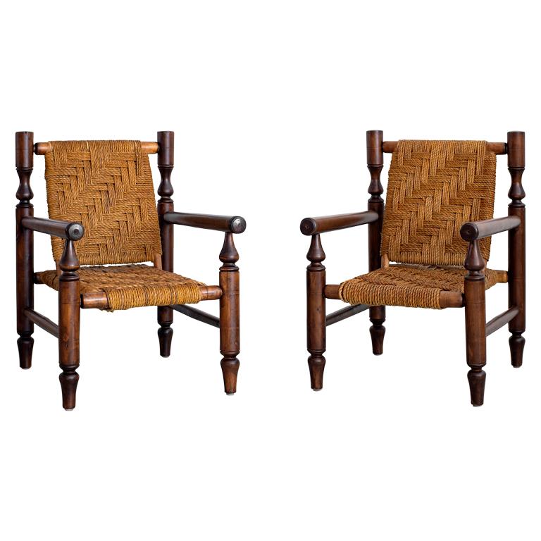 Audoux Minet Rope Chairs
