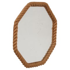 Audoux-Minet Rope French Mid-Century Mirror