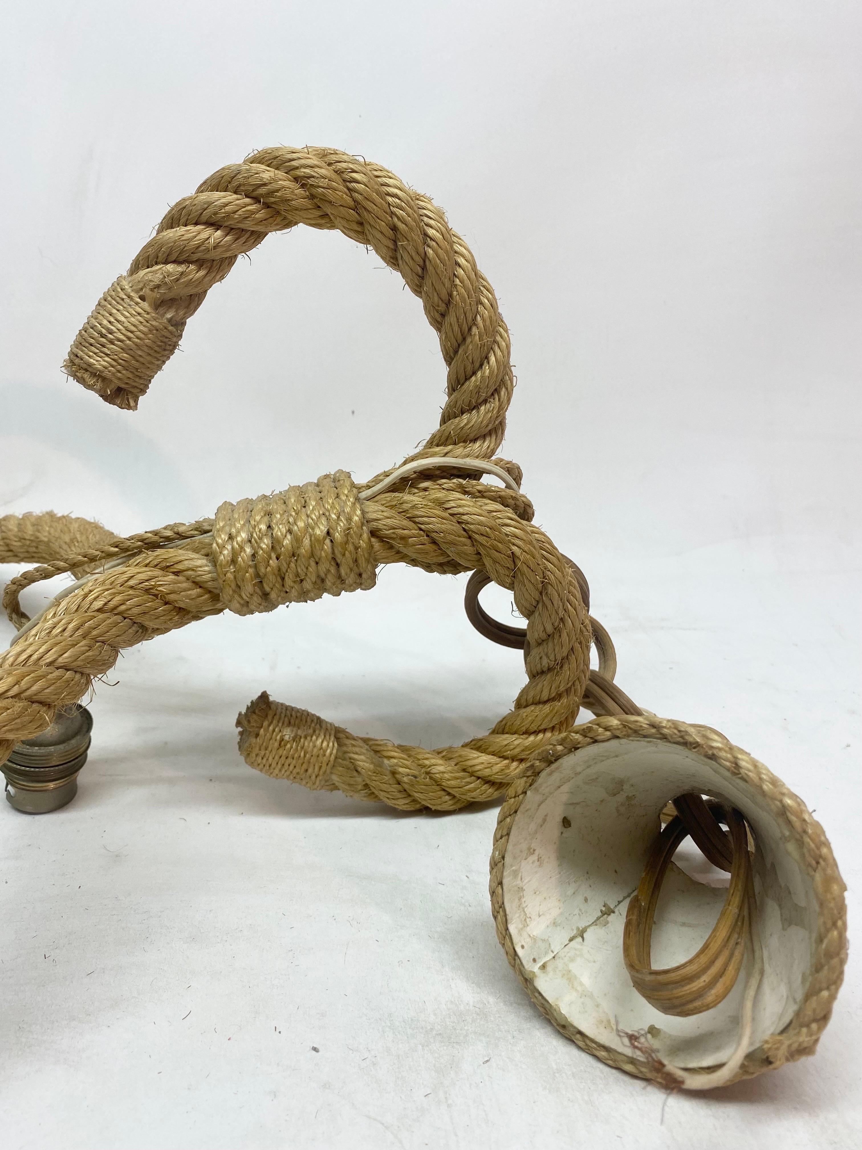 Audoux Minet Rope Pendant For Sale 1