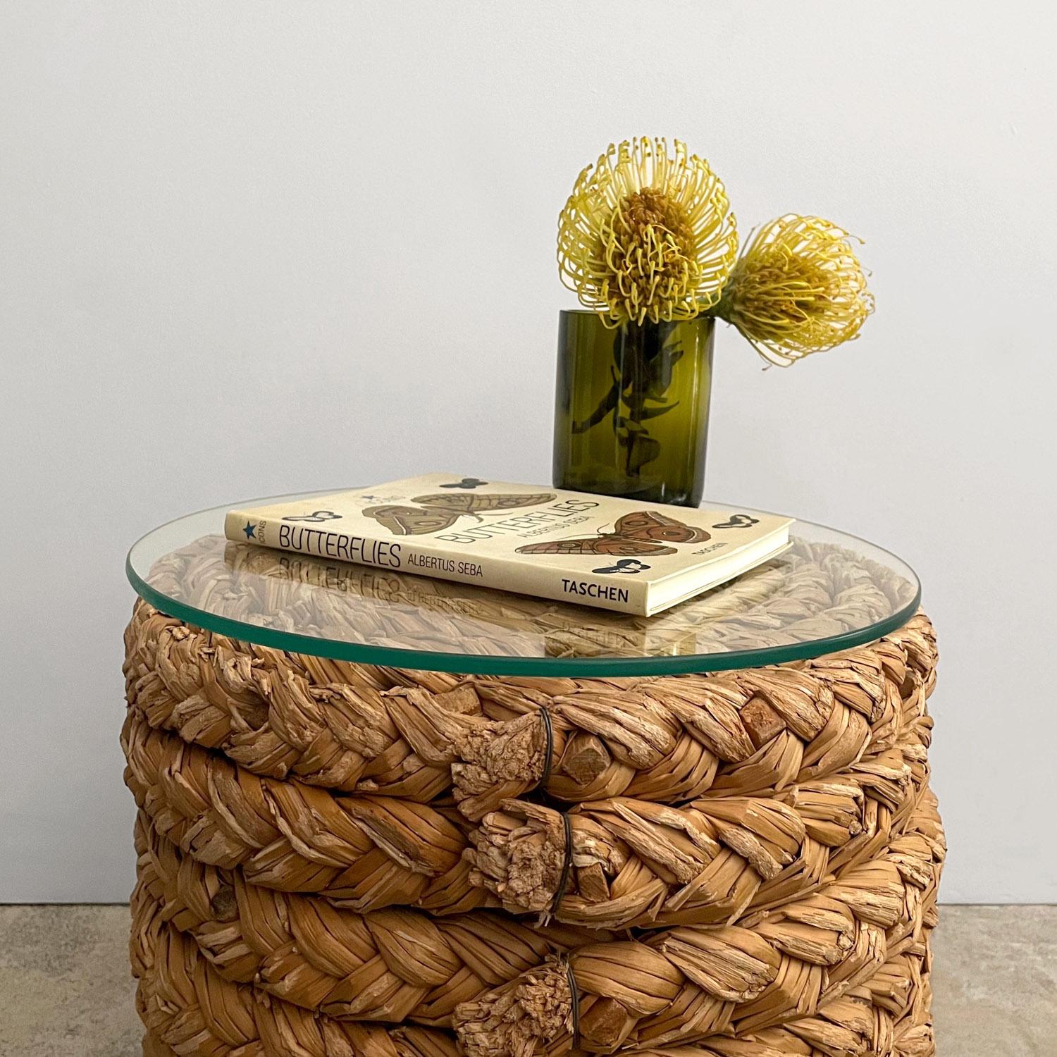 Metal Audoux Minet Rope Side Table For Sale