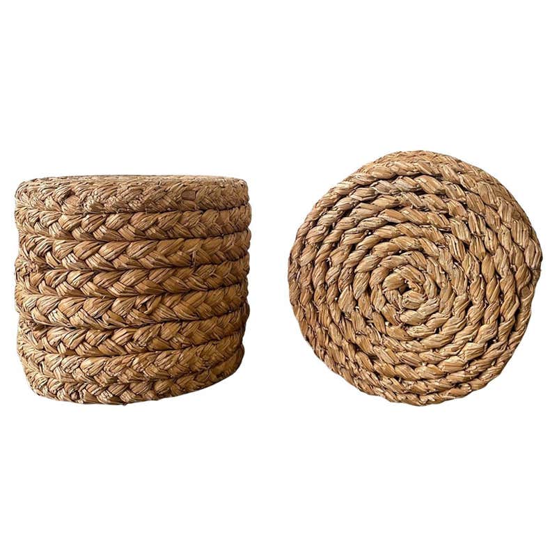 Contemporary Hand-Built Rope Stool For Sale at 1stDibs