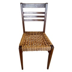 Audoux Minet side chair /oak & Rope
