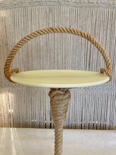 Audoux Minet Style Rope Valet Table