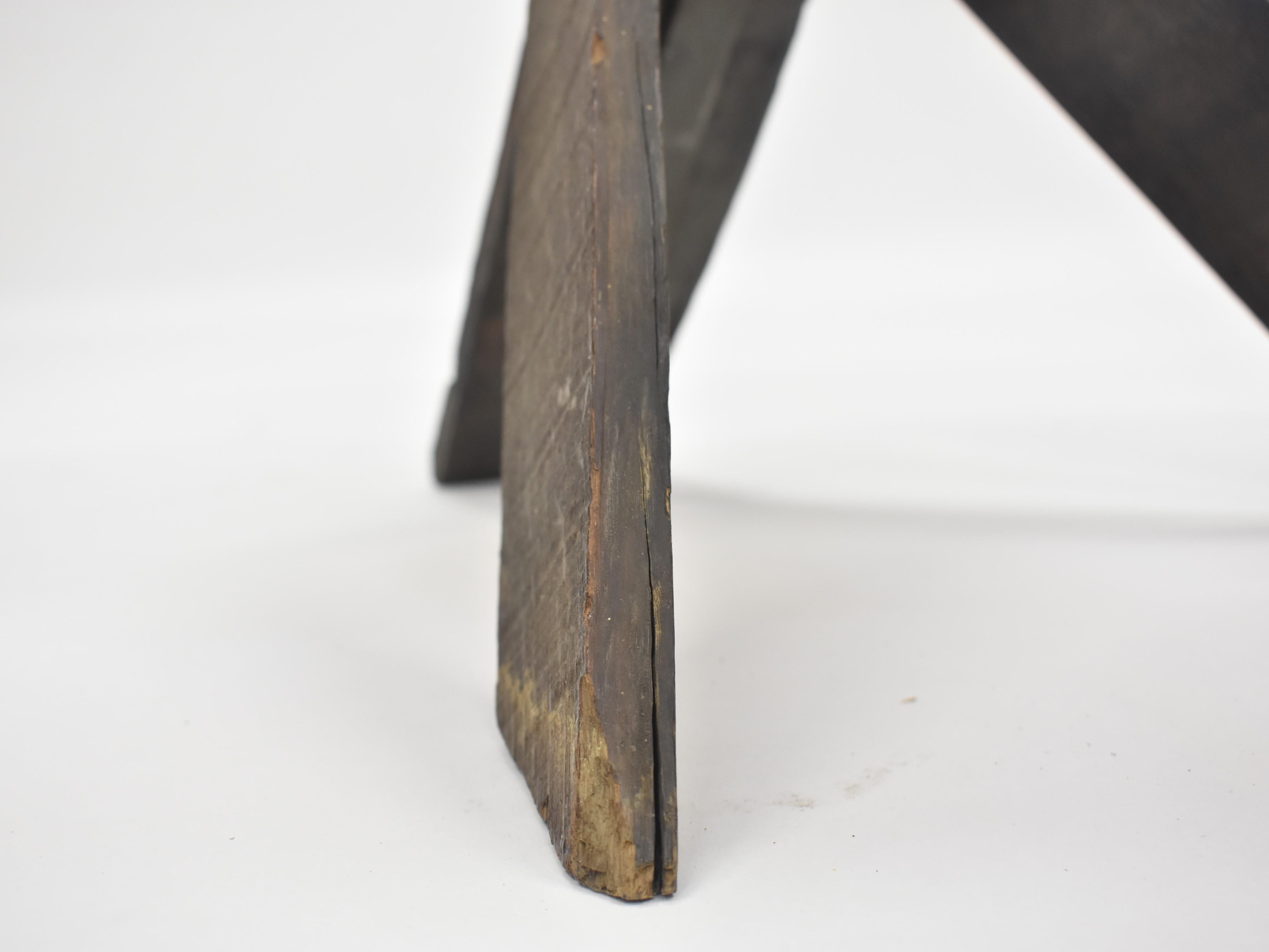 Audoux Minet Tripod Rope Chair, 1950s For Sale 4