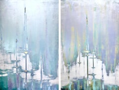 Abstract_Diptych_Metallic Pigments_Mixed Media_Audra Weaser_Pearl Dives