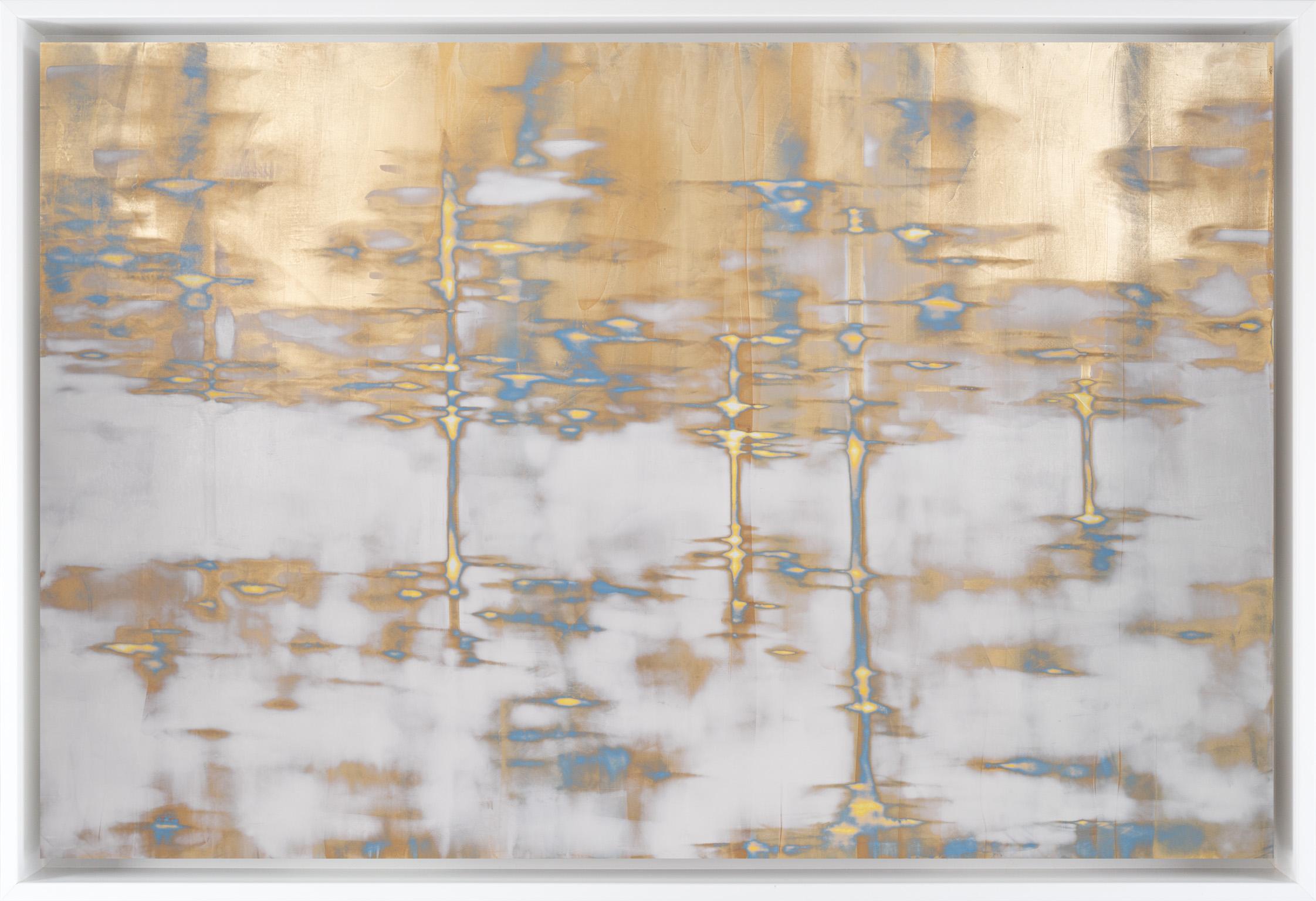 Audra Weaser Abstract Painting - Gold Memory