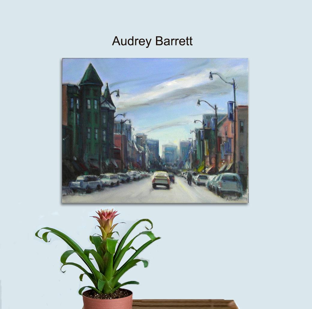 MORNING LINCOLN- PARK – Painting von Audrey Barrett