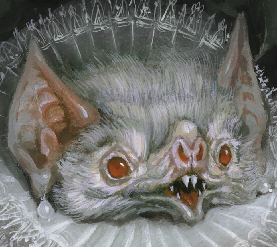 „Miss Vampire“ (2024) von Audrey Benjaminsen, Original Gouache-Gemälde im Angebot 1