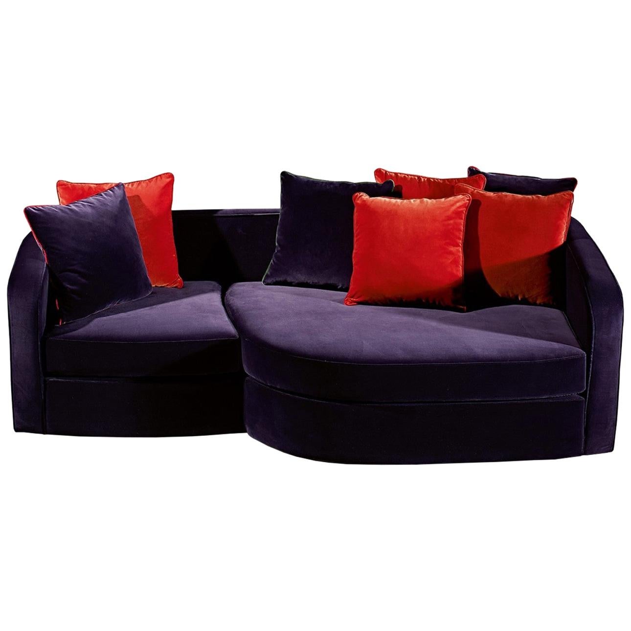 Audrey Contemporary and Customizable Sofa by Luísa Peixoto For Sale