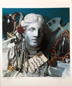 Pop Art Color Photograph Dye Transfer Print Audrey Flack "Greek Muse" Photo