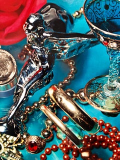 Pop Art Color Photograph Dye Transfer Print Audrey Flack Rolls Royce Lady Photo