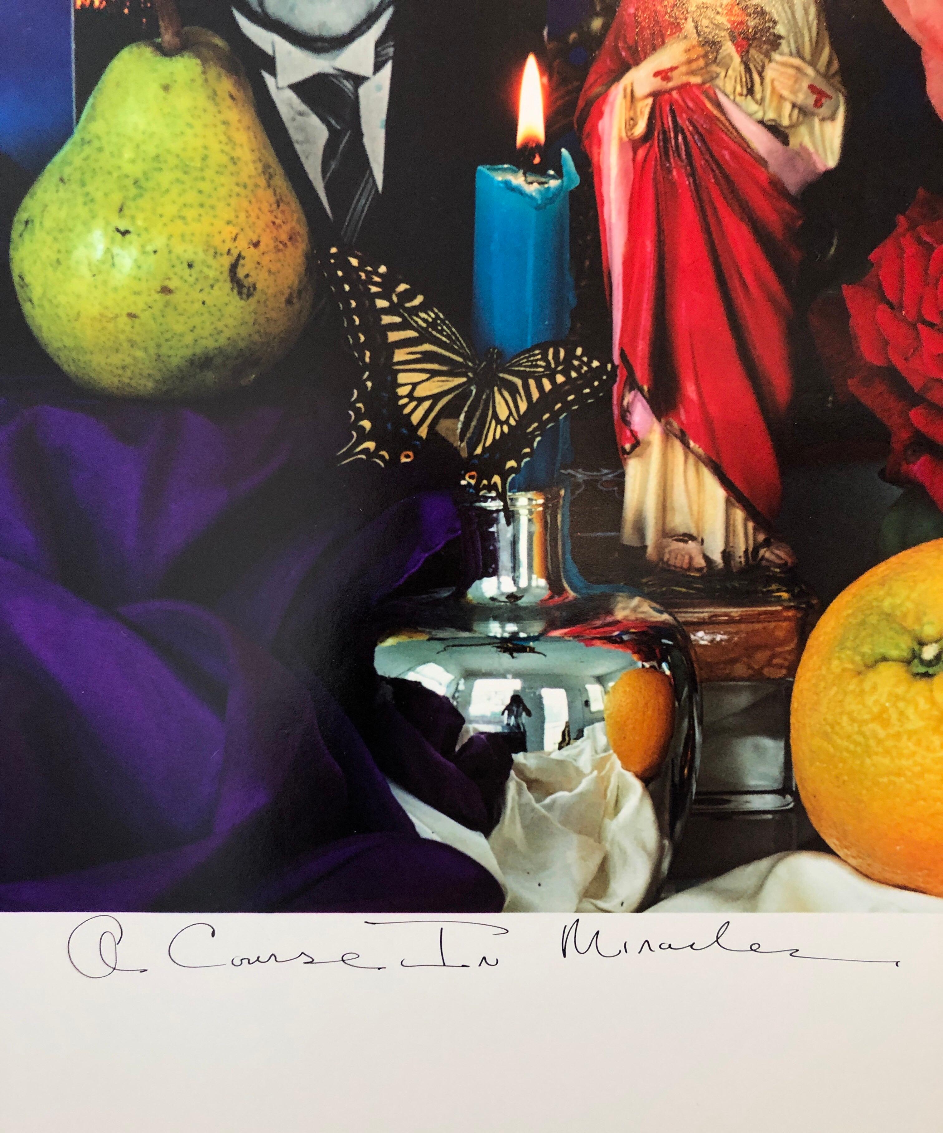 Pop-Art Vintage-Farbfotografie „Course in Miracles“ Druck  Audrey Flack, Foto: im Angebot 5
