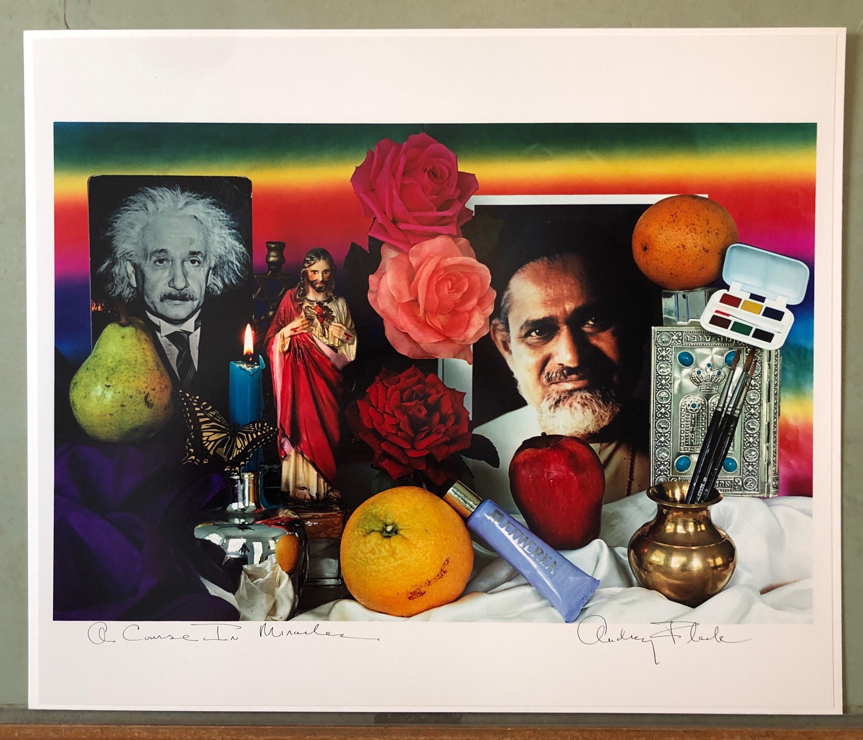 Pop-Art Vintage-Farbfotografie „Course in Miracles“ Druck  Audrey Flack, Foto: im Angebot 7