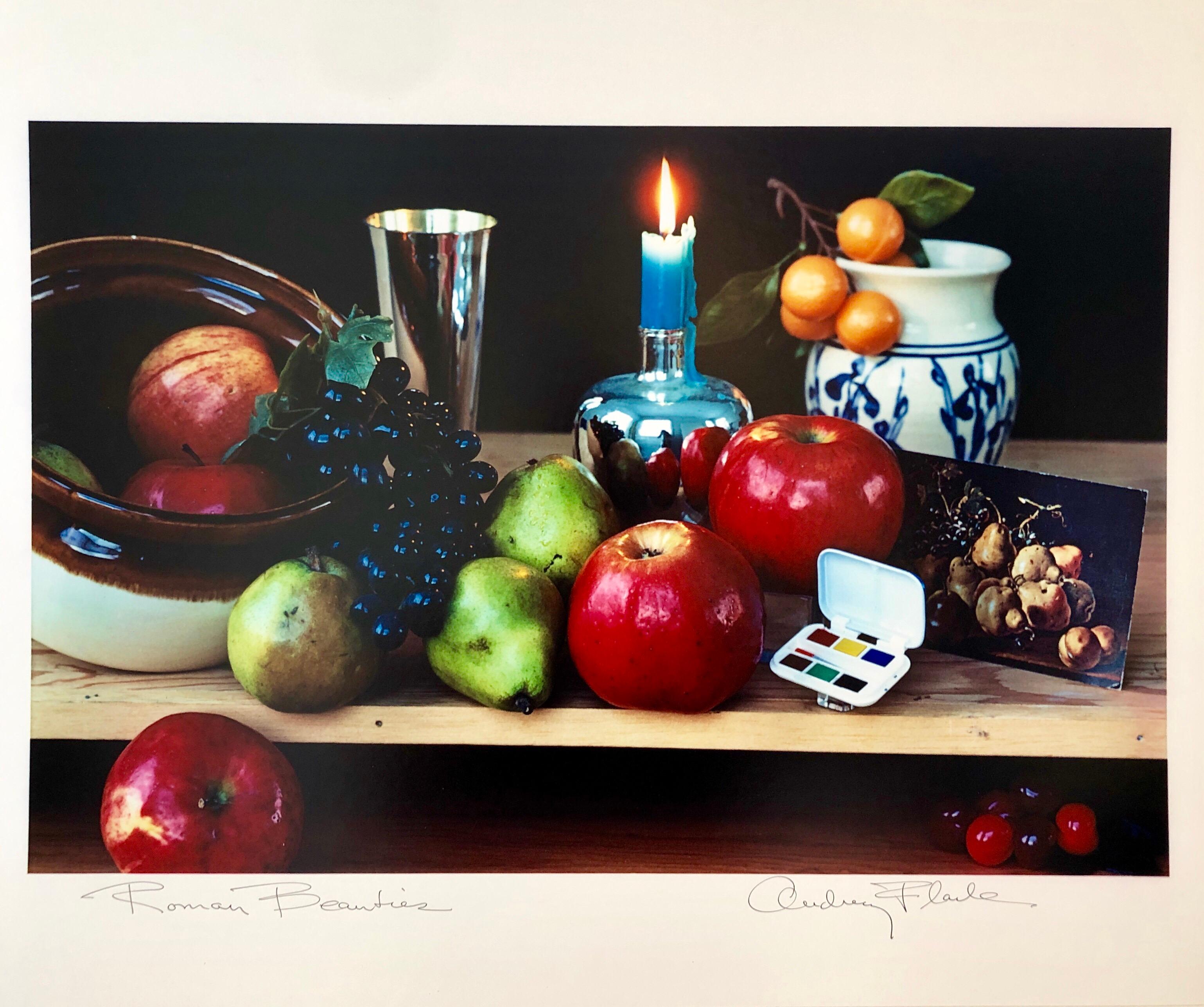 Pop Art Vintage Color Photograph Dye Transfer Print Audrey Flack Fruits Photo For Sale 1