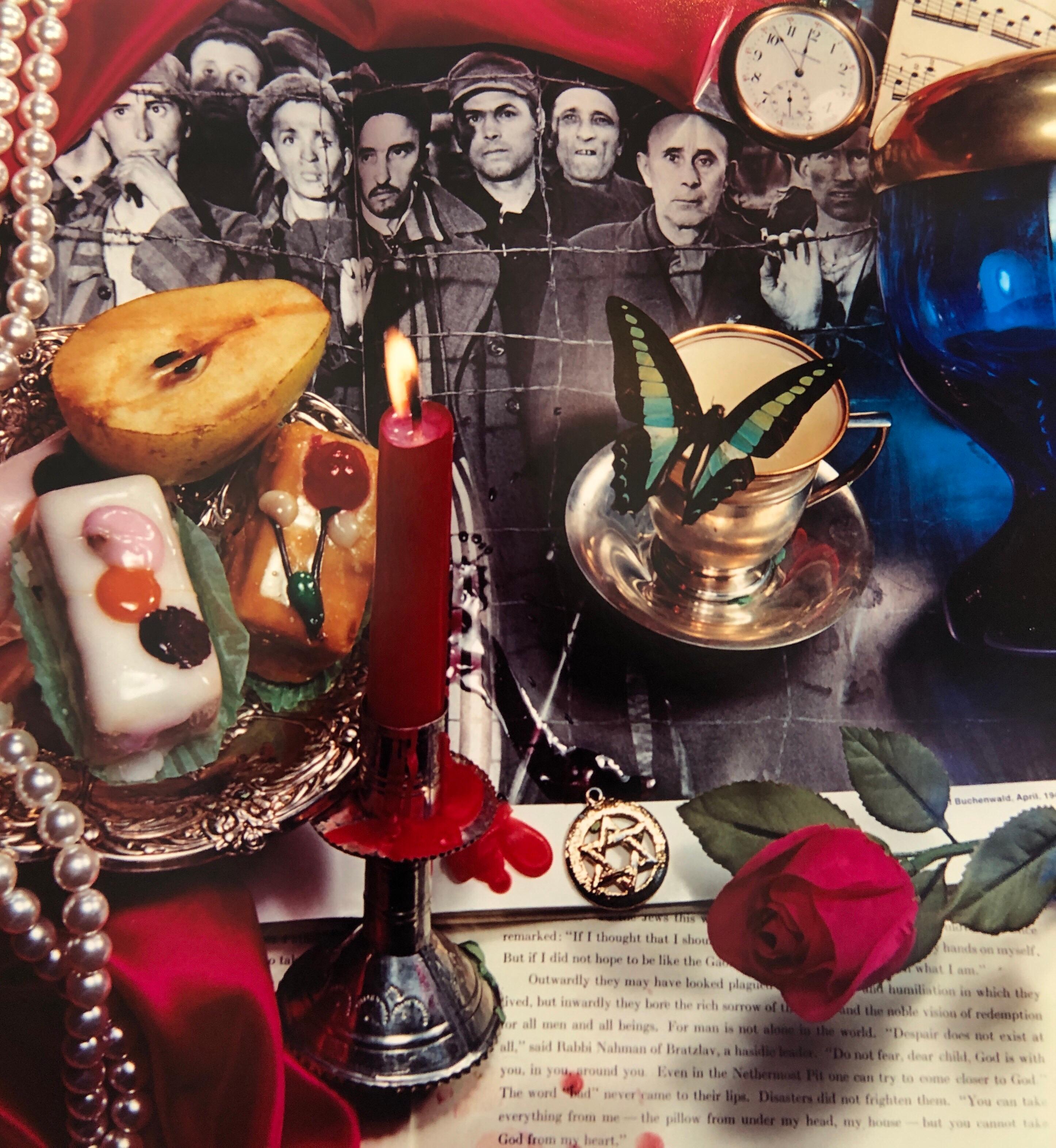 Vintage-Farbfotografie-Dynastie-Transferdruck Audrey Flack Judaica, Foto im Angebot 1