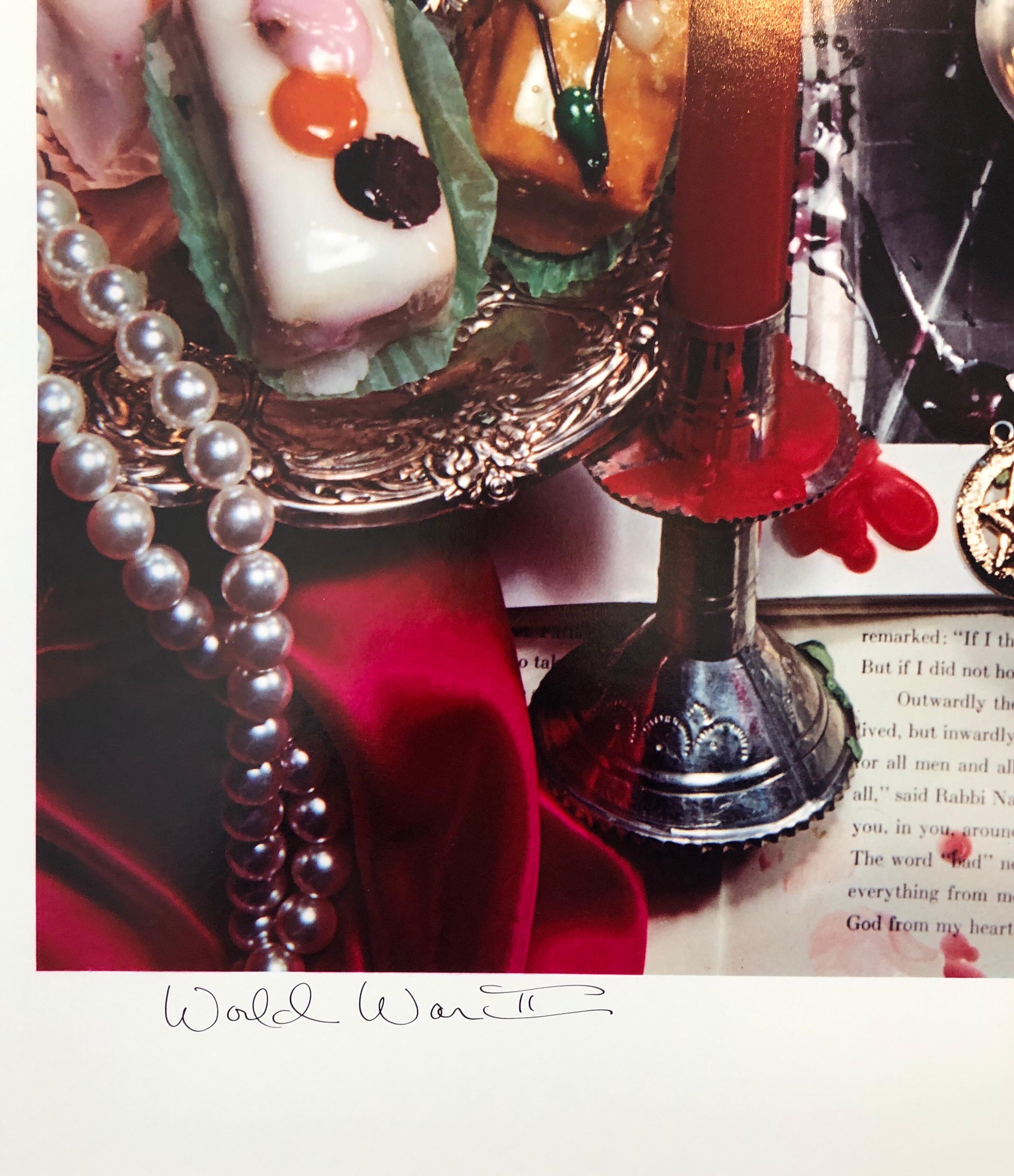 Hand signed and titled in ink by the artist from edition of 50 (plus proofs). Color Photo printed at CVI Lab by master printer Guy Stricherz. Published by Prestige Art Ltd. From the color saturated 1980's. 